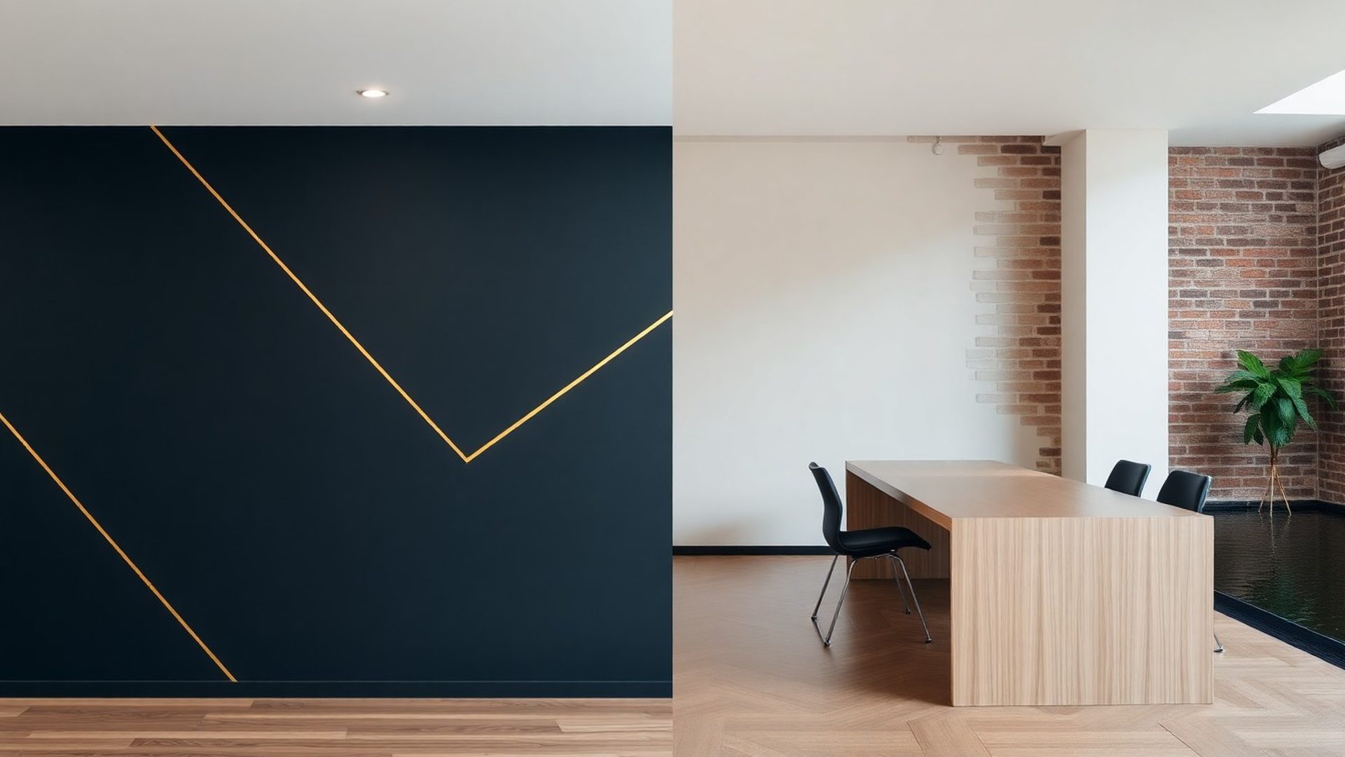 Charcoal-gold kantoor van Huis Rotterdam in Eindhoven